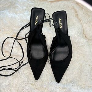 ALDO Women's Black Strappy Heels